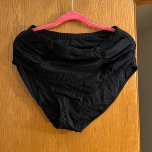 Plus size High wasted bikini bottom